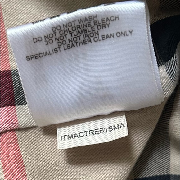 Burberry London Lambskin Leather Trench Jacket - Picture 8 of 16